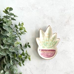 Boho Ceramic succulent Ring/Trinket Dish